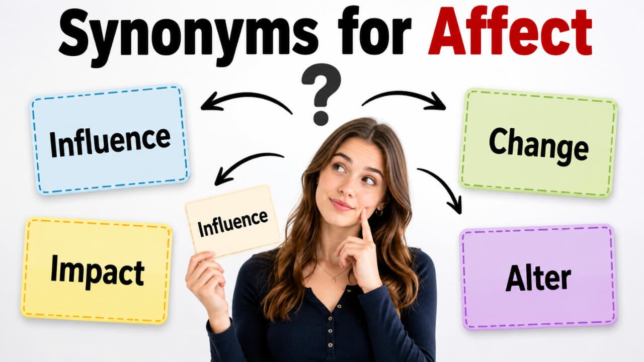 synonyms for affect