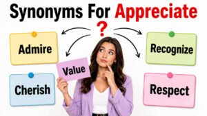 synonyms for appreciate