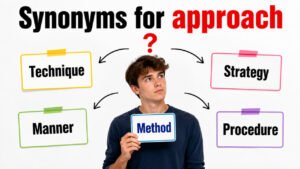 synonyms for approach