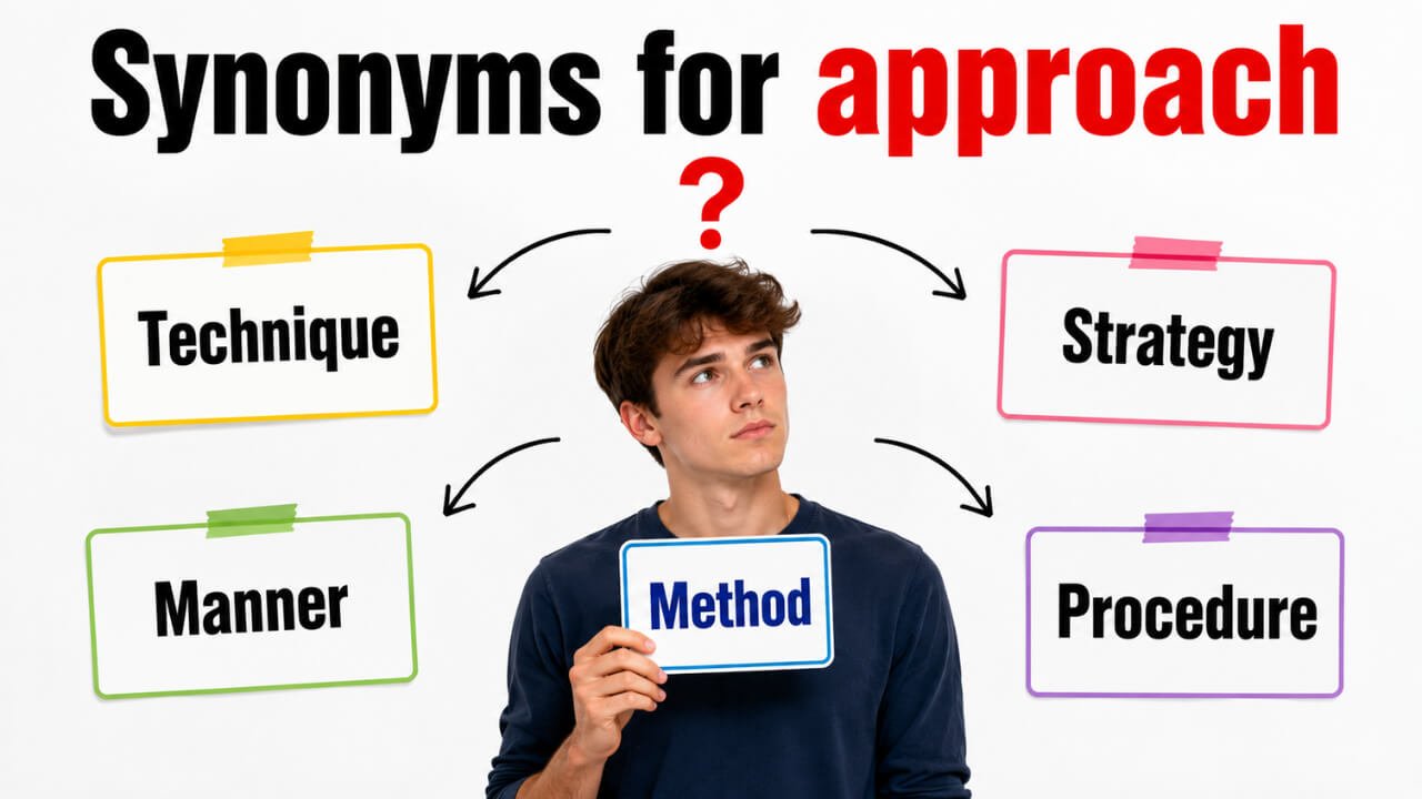 synonyms for approach