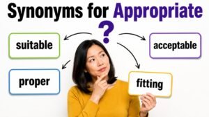 synonyms for appropriate