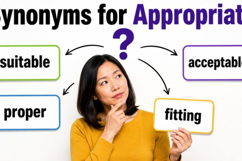 44+ Synonyms for Appropriate: Strong Word Choices & Examples