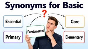 synonyms for basic