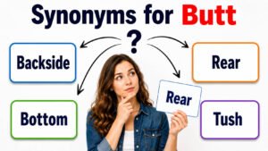 synonyms for butt