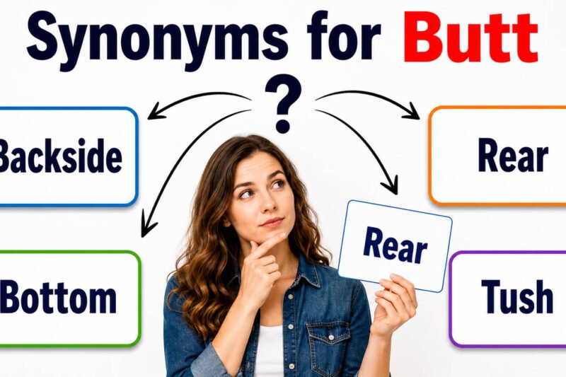 30+ Synonyms for Butt: Meanings, Context & Clear Examples