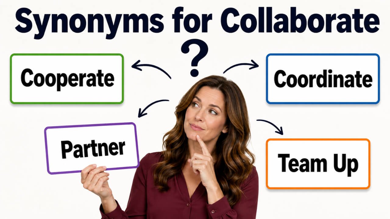 synonyms for collaborate