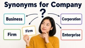 synonyms for company