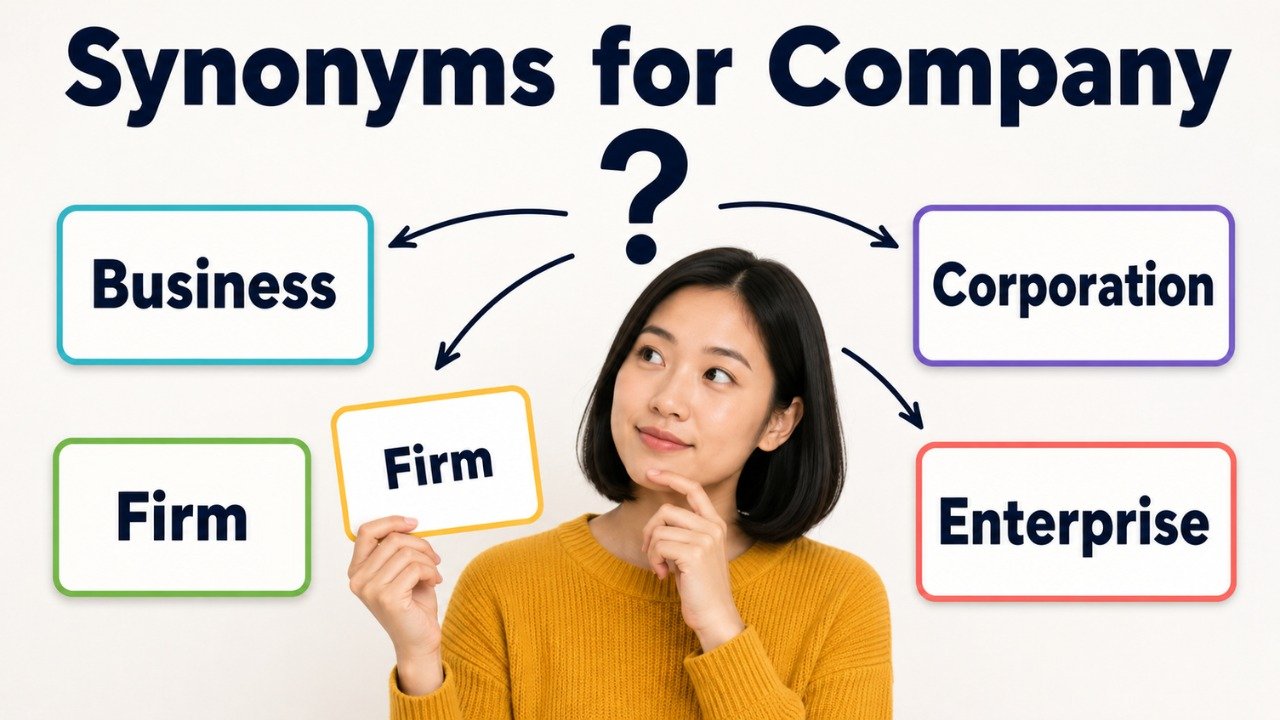 synonyms for company