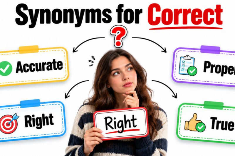 40+ Synonyms for Correct: Meaning, Examples & Best Uses