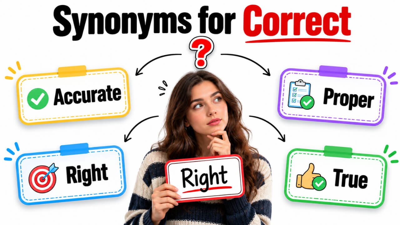 synonyms for correct