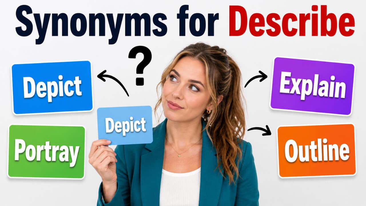 synonyms for describe