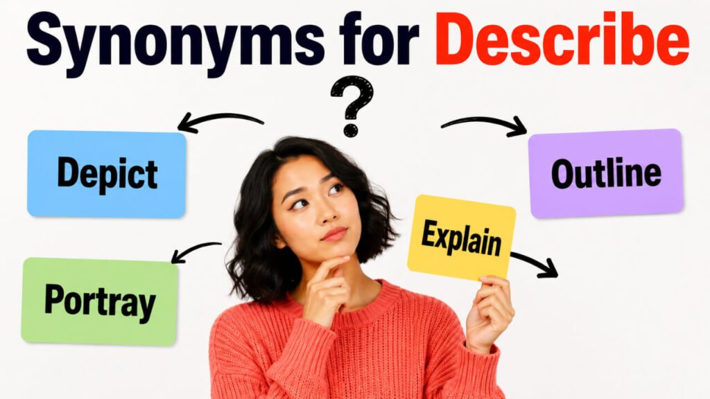 synonyms for describe