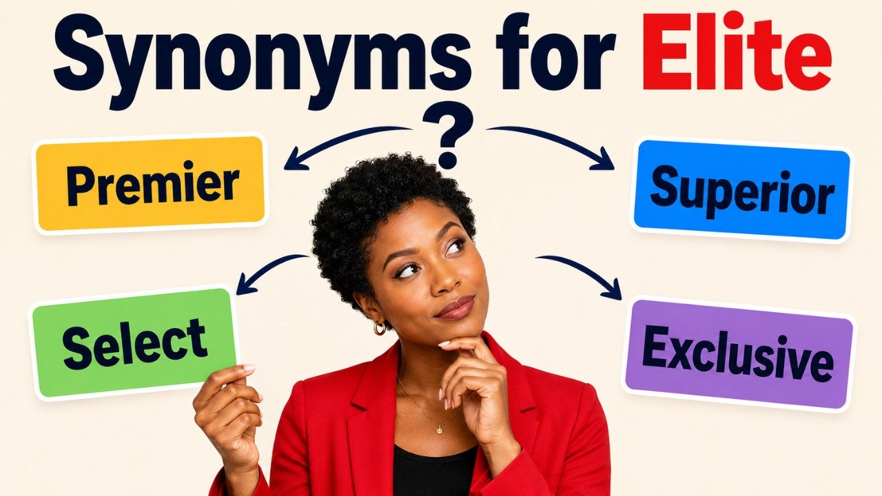 synonyms for elite