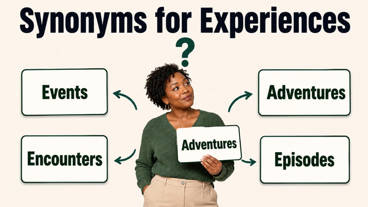 synonyms for experiences