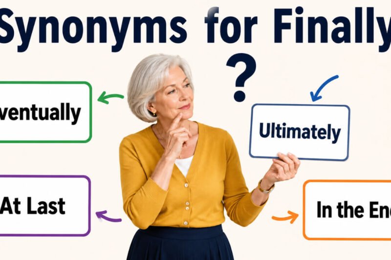 38+ Synonyms for Finally: Strong Word Choices & Examples