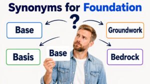 synonyms for foundation
