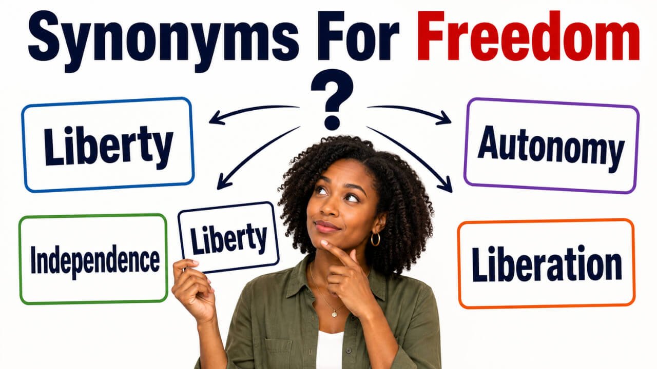 synonyms for freedom