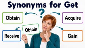 synonyms for get