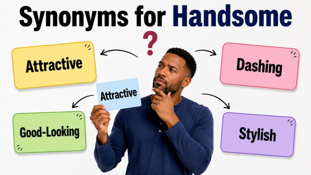 synonyms for handsome