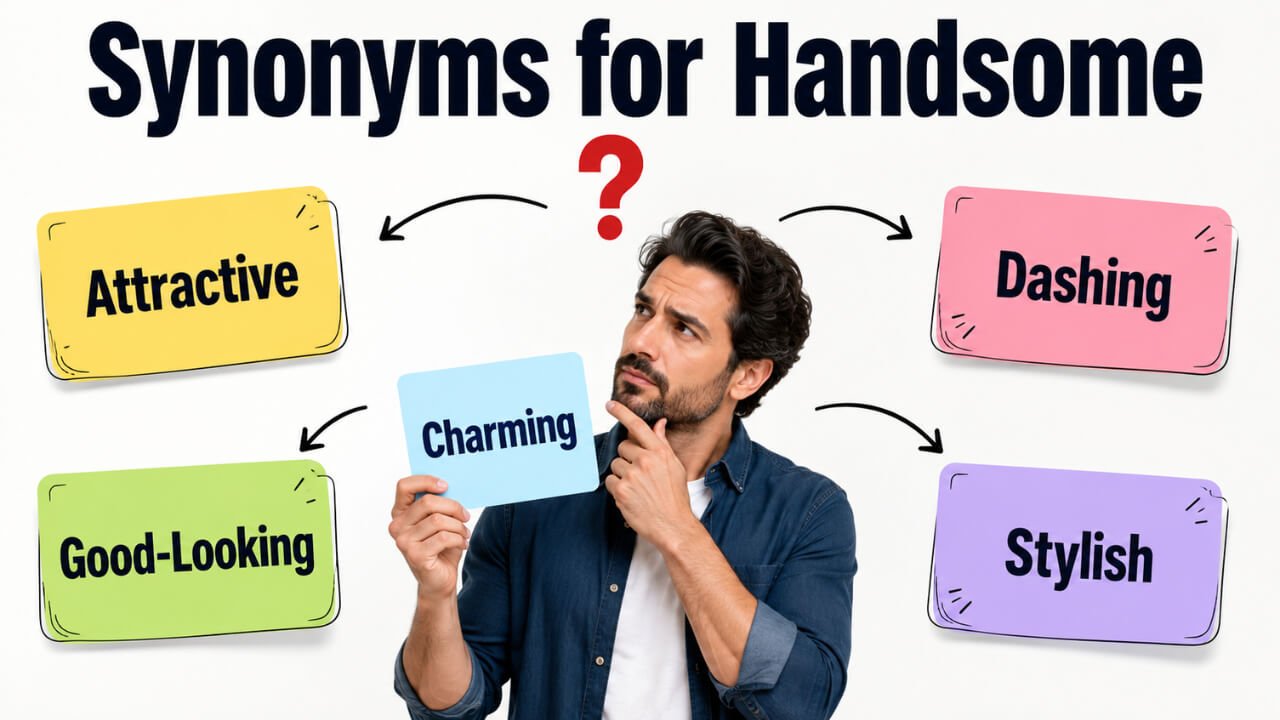 synonyms for handsome