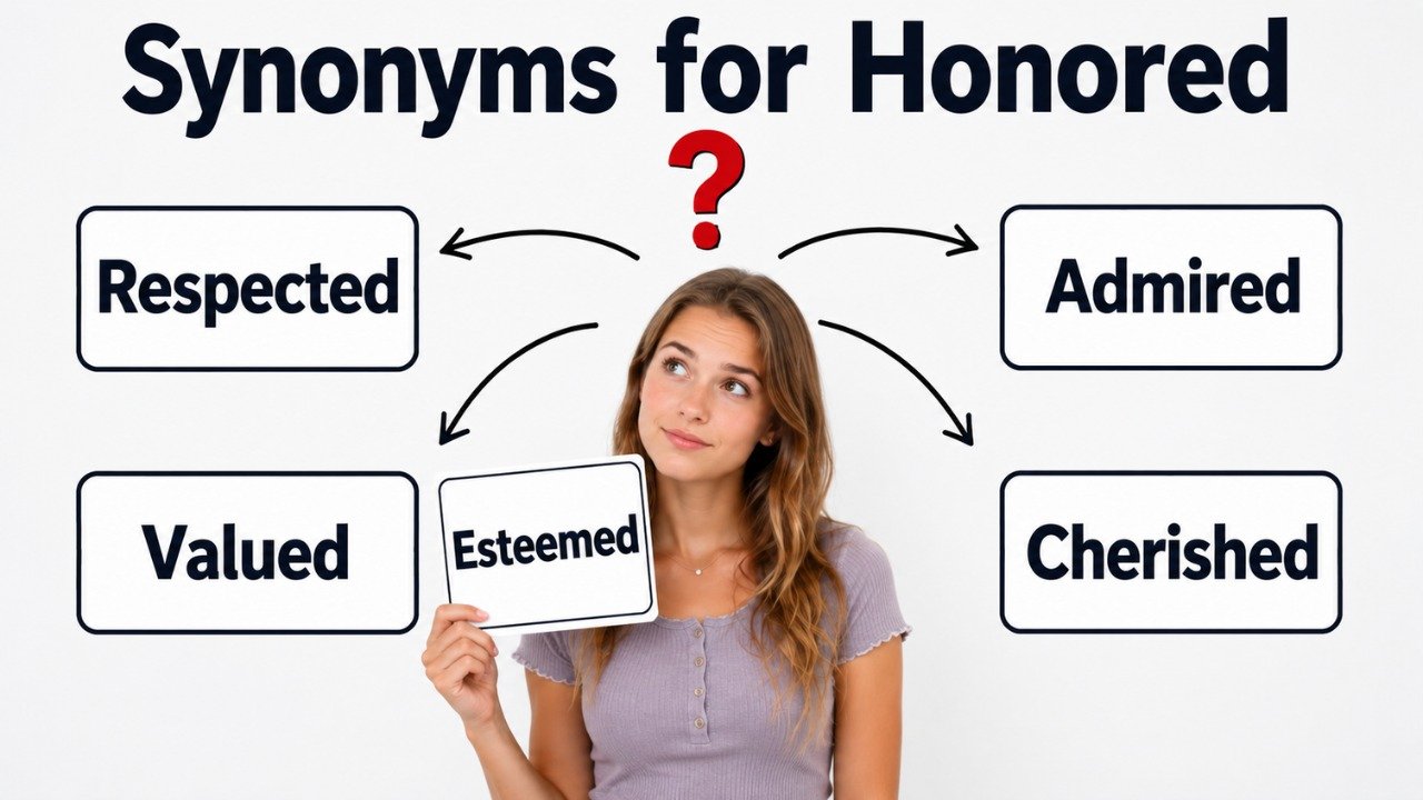 synonyms for honored