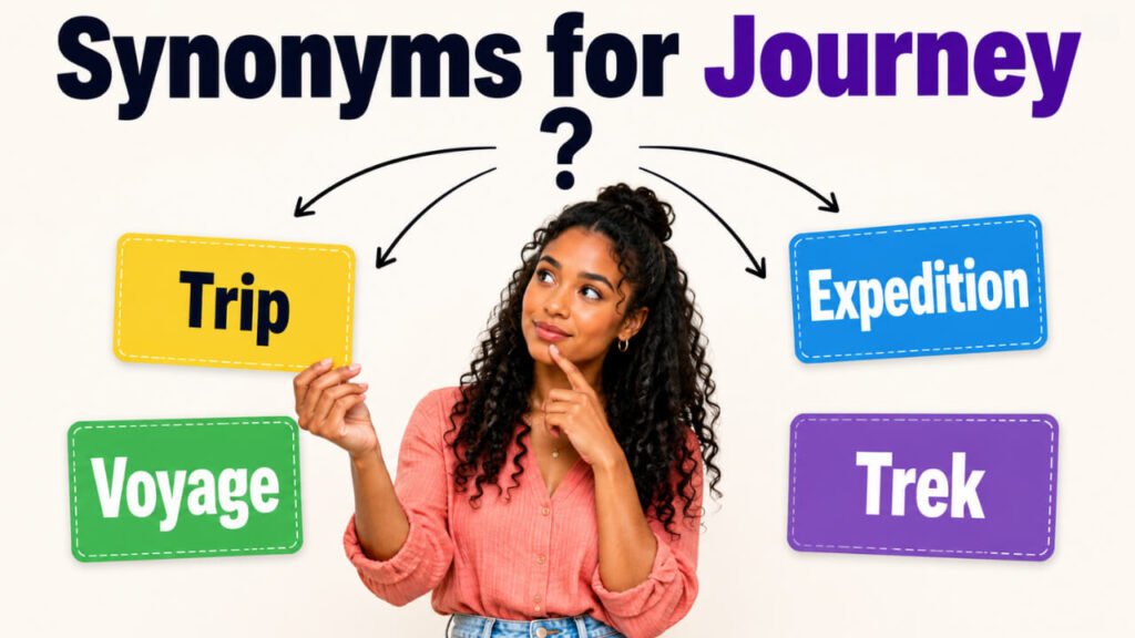 synonyms for journey