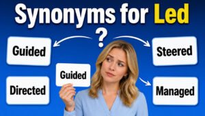 synonyms for led