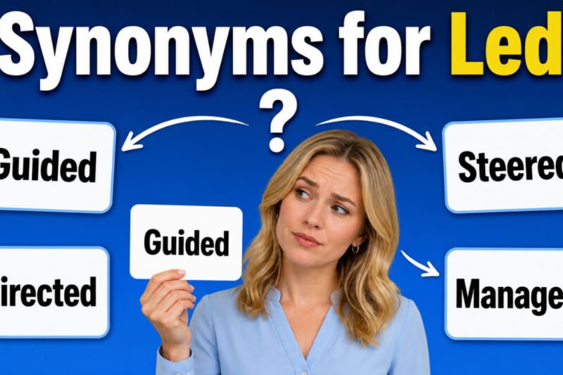 45+ Synonyms for Led: Meanings, Context & Clear Examples