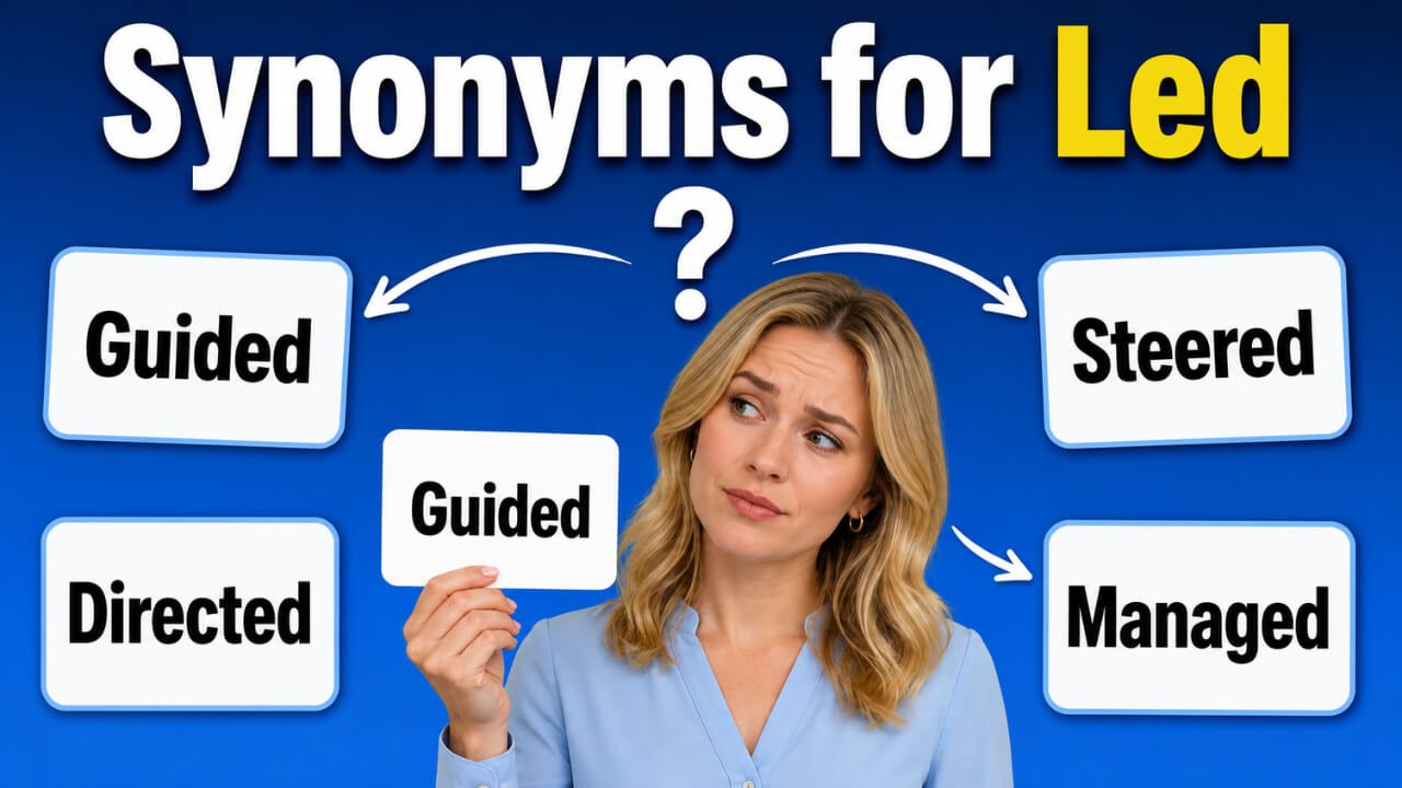synonyms for led