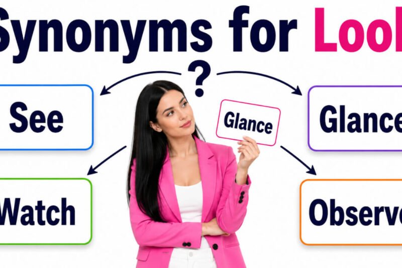 44+ Synonyms for Look: Strong Word Choices & Examples