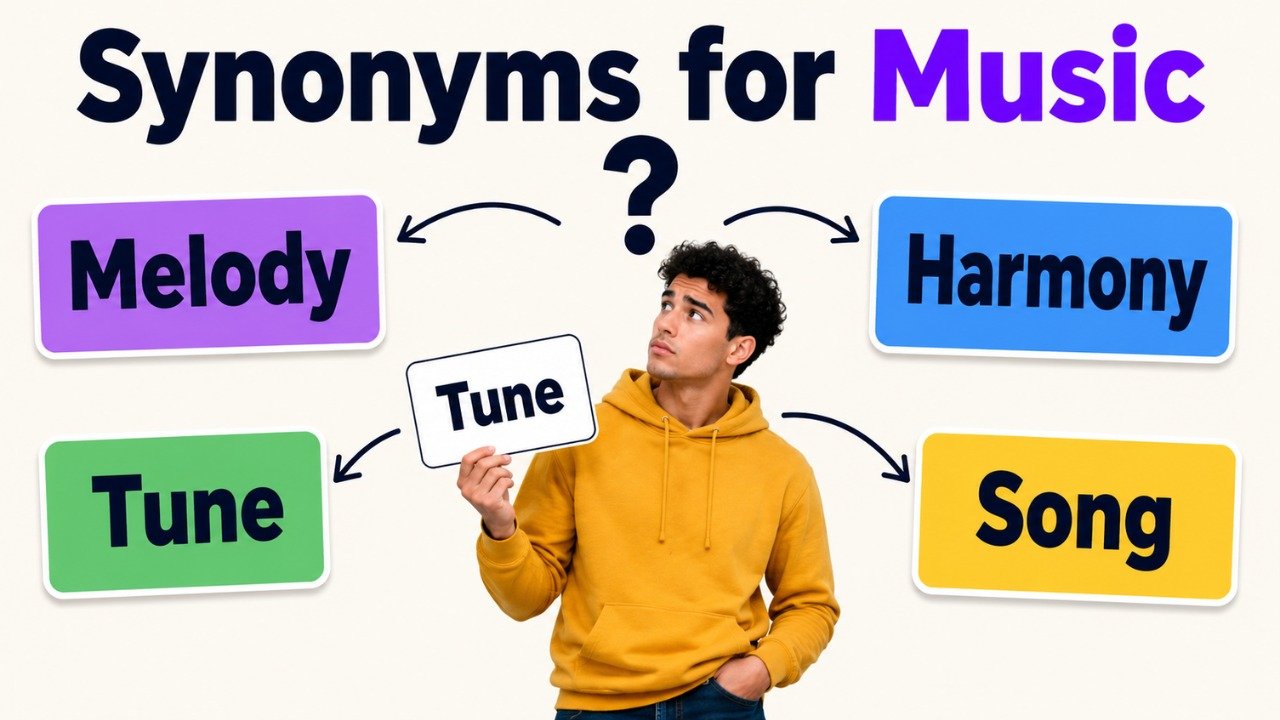 synonyms for music
