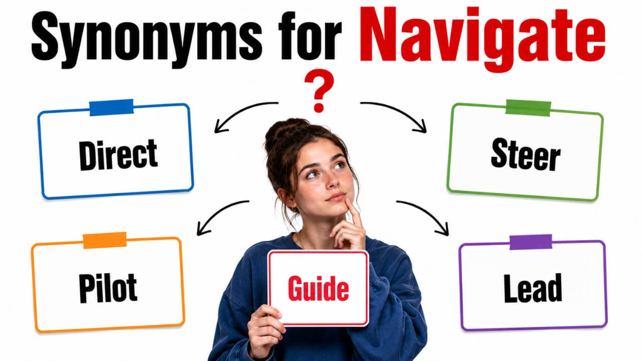 synonyms for navigate