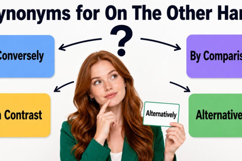 35+ Synonyms For On The Other Hand: Usage, Context & Examples