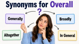 synonyms for overall
