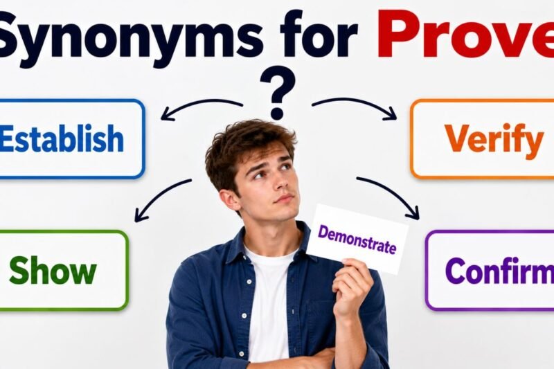 40+ Synonyms for Prove: Meanings, Uses & Word Choices