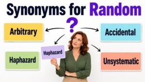 synonyms for random