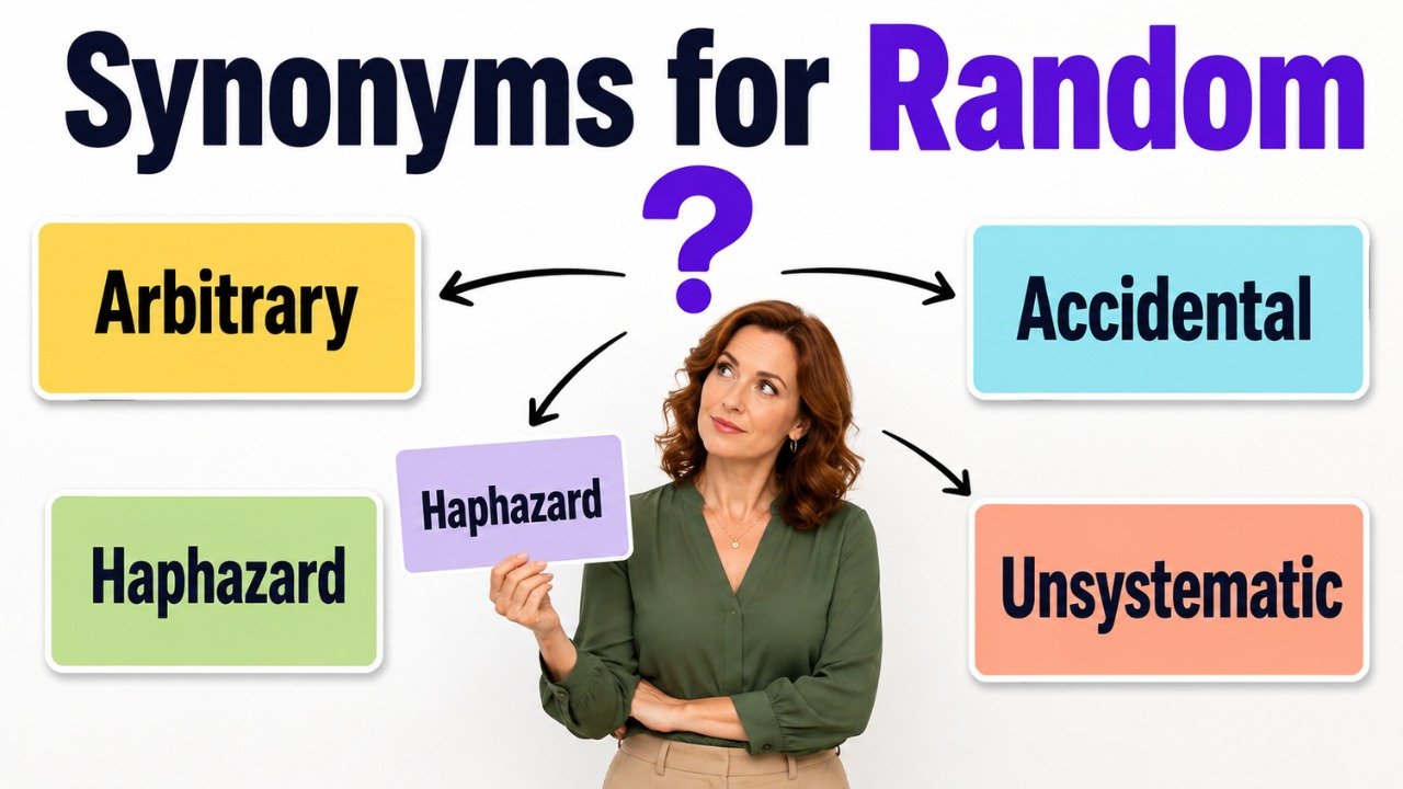 synonyms for random