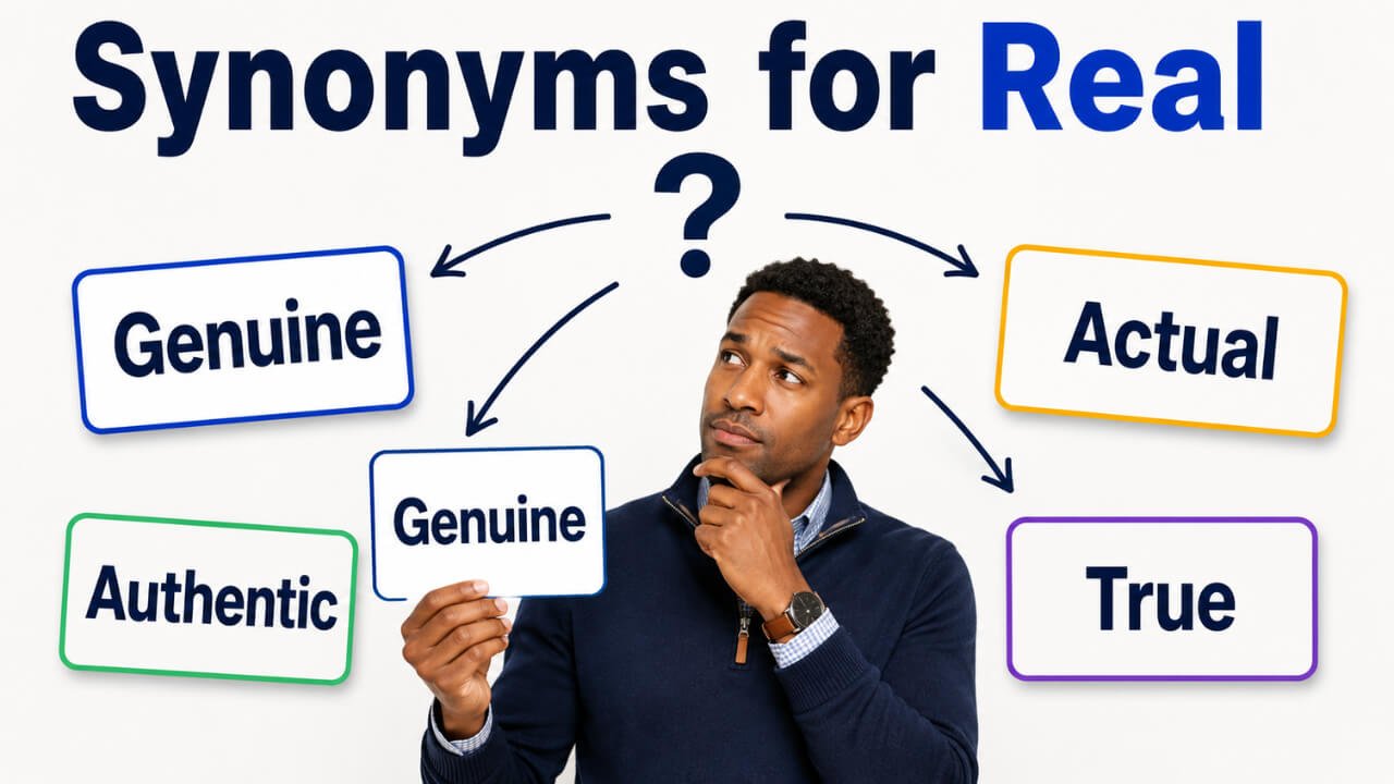 synonyms for real