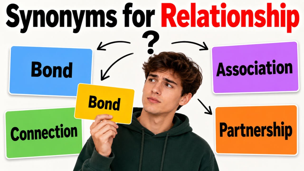 synonyms for relationship