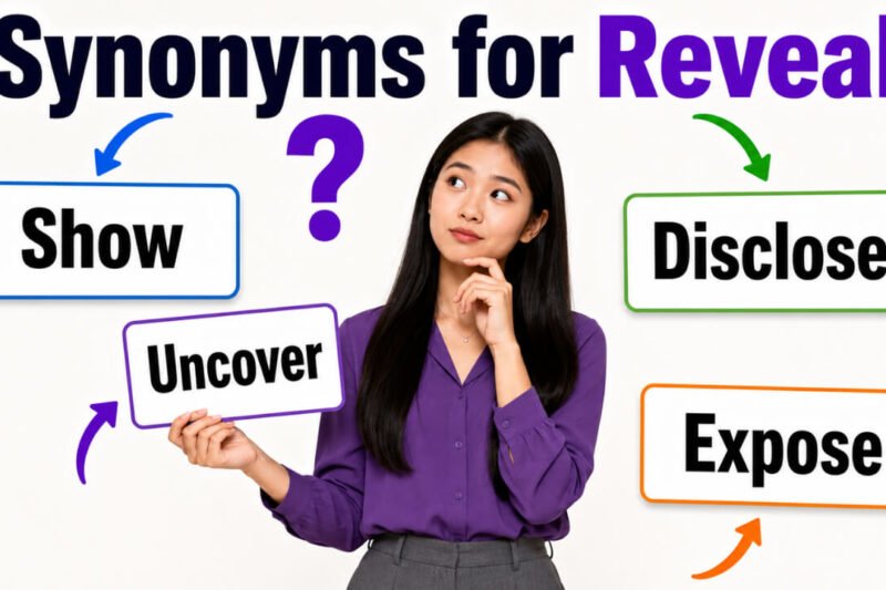 45+ Synonyms for Reveal: Context, Usage & Clear Examples