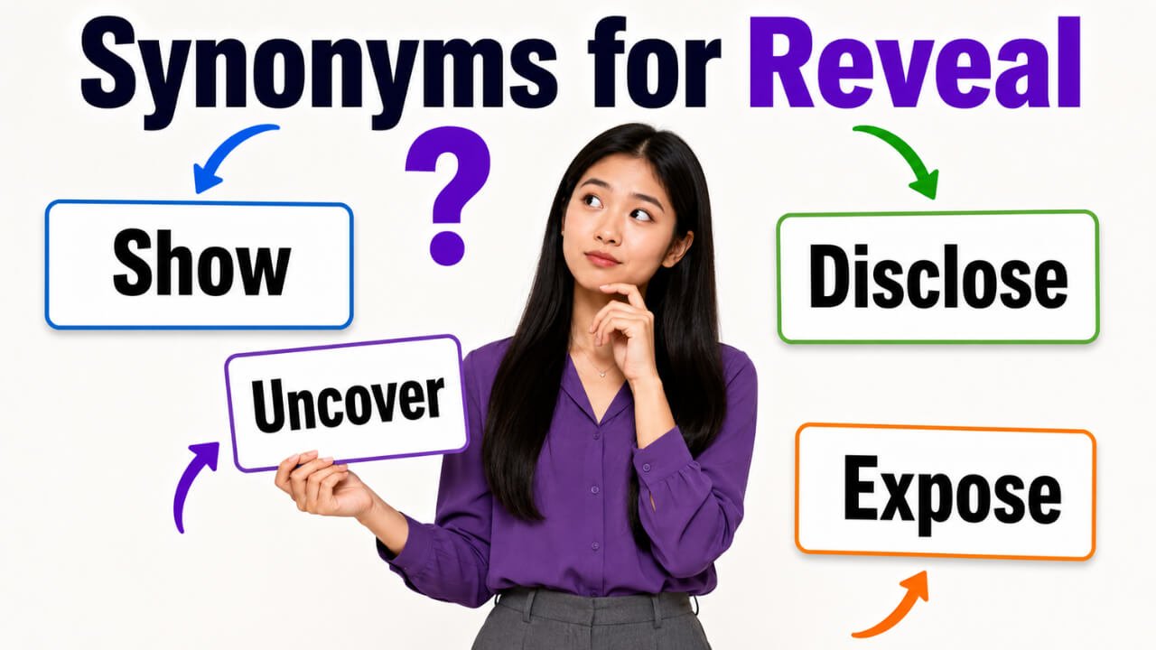 synonyms for reveal