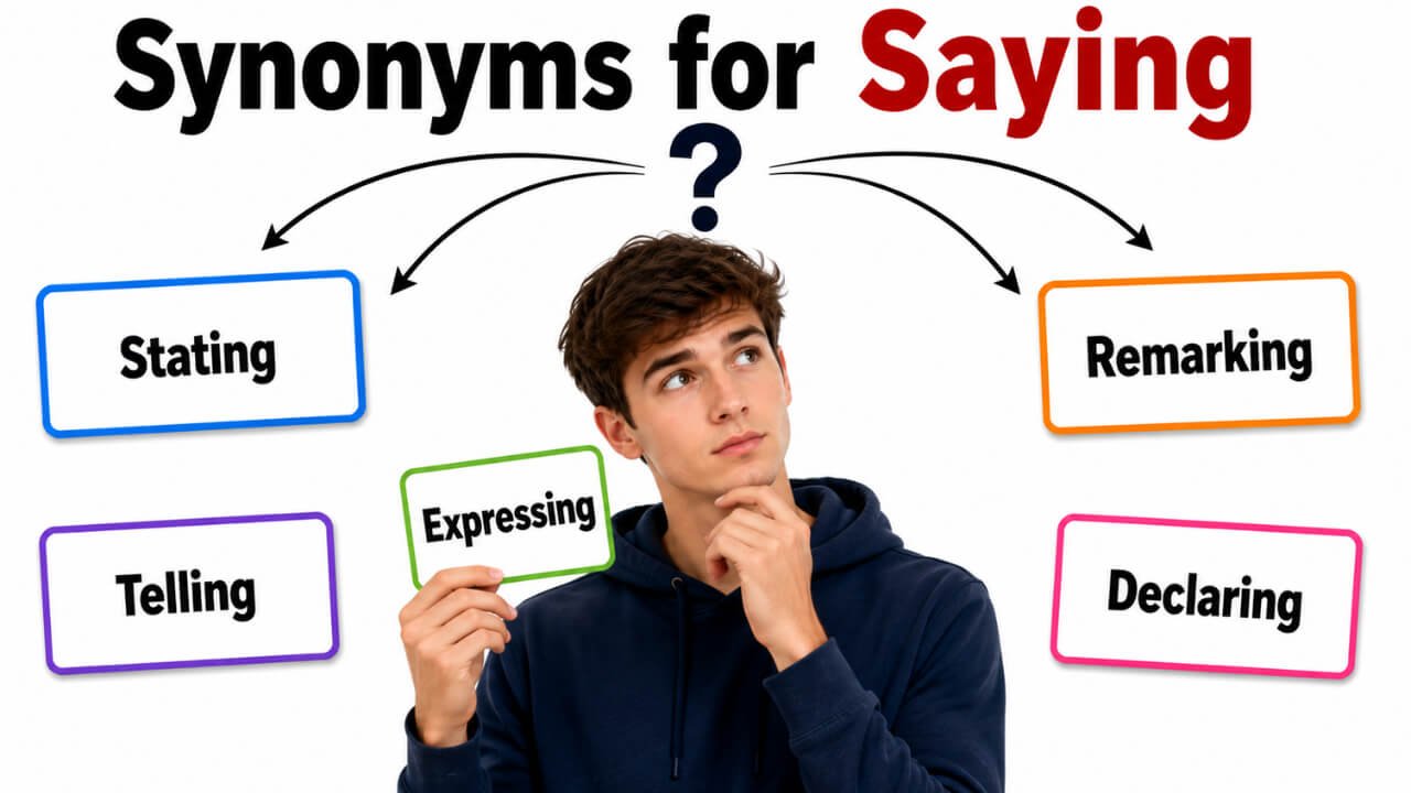 synonyms for saying