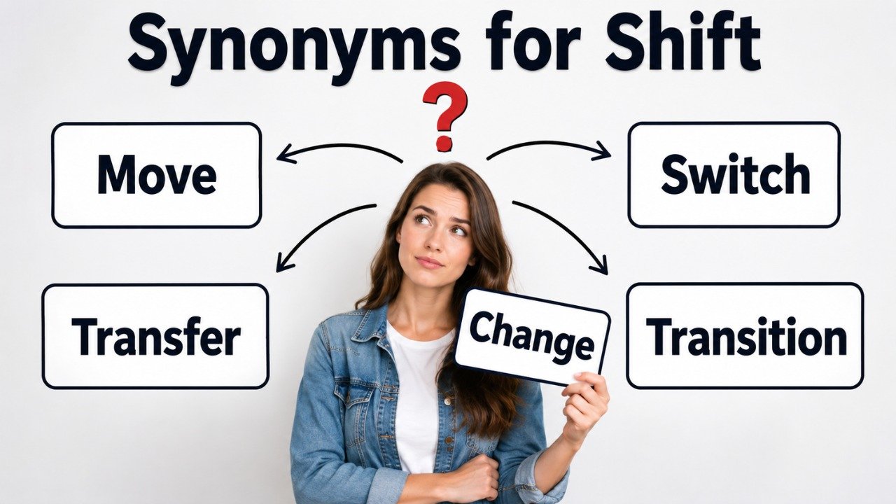 synonyms for shift