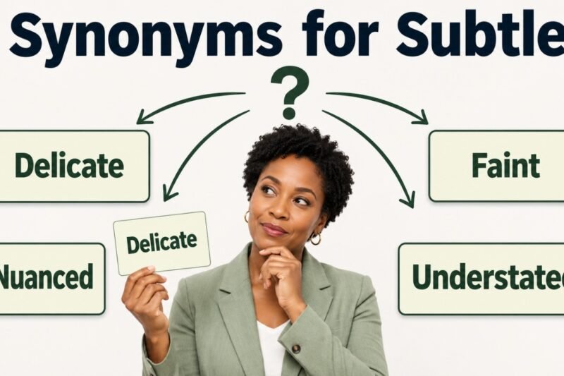 30+ Synonyms for Subtle: Meanings, Context & Clear Examples