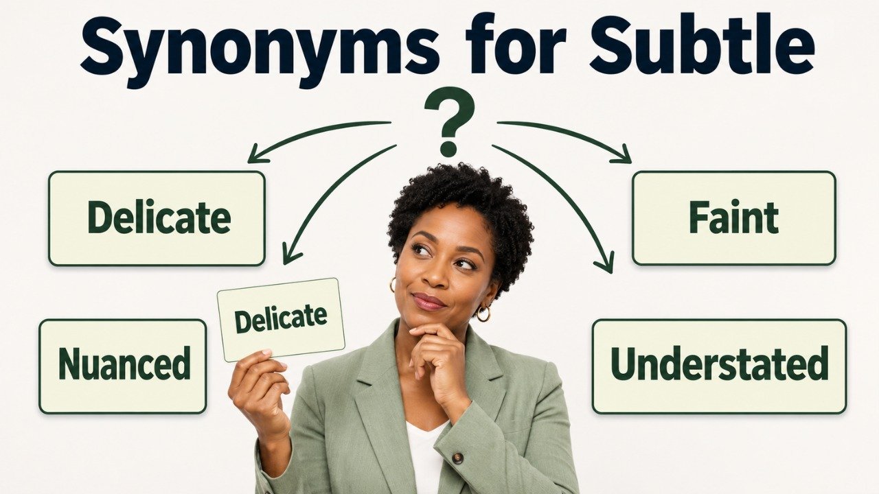 synonyms for subtle