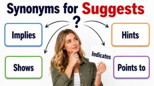 synonyms for suggests