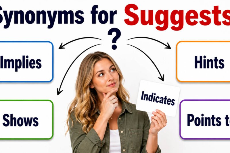 40+ Synonyms for Suggests: Strong Word Choices & Examples