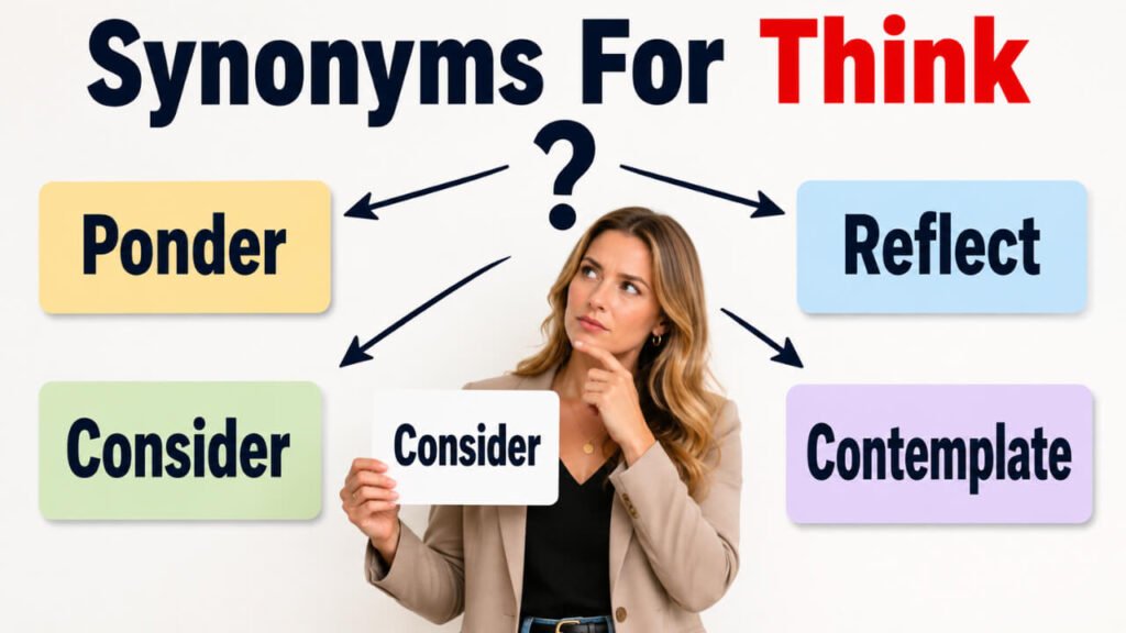 synonyms for think