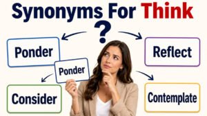synonyms for think