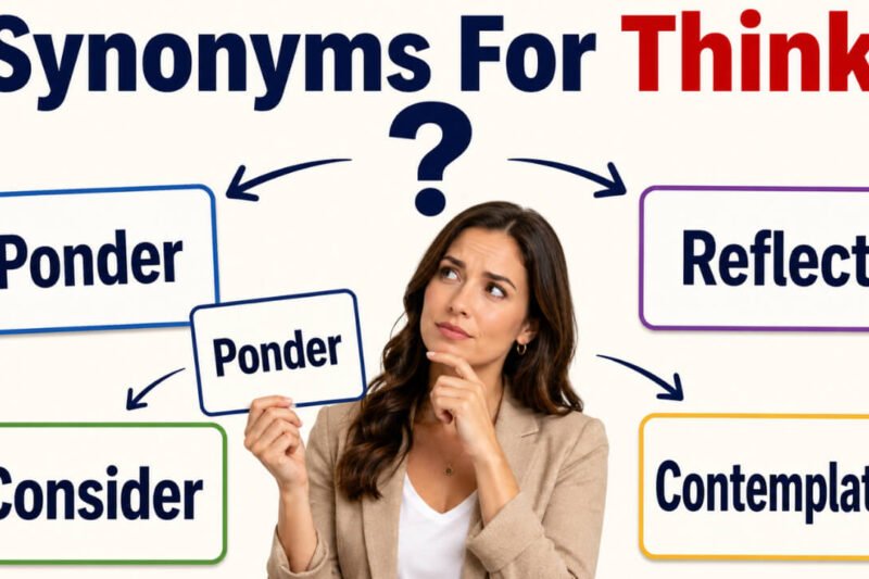 49+ Synonyms for Think with Meanings and Examples